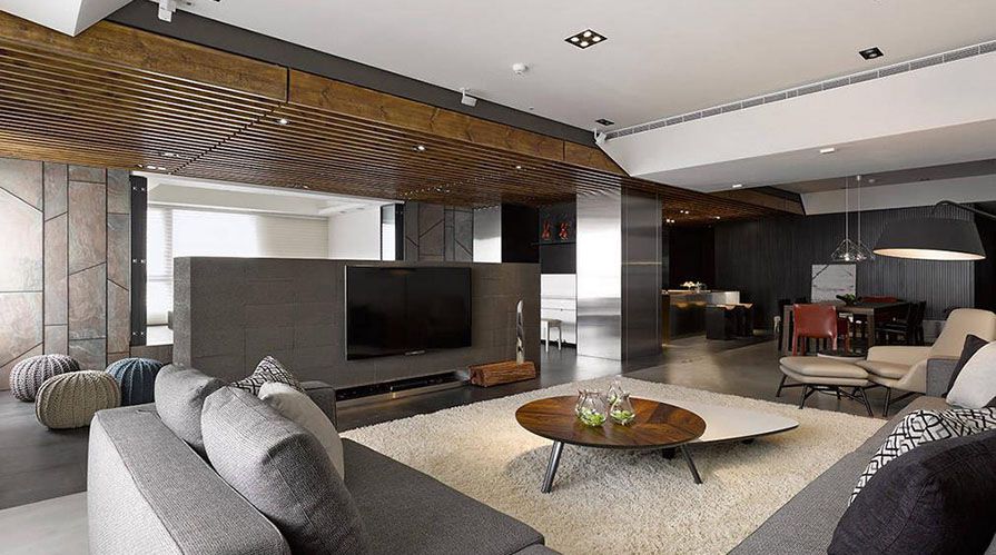 北京裝修案例231方現代簡約四居