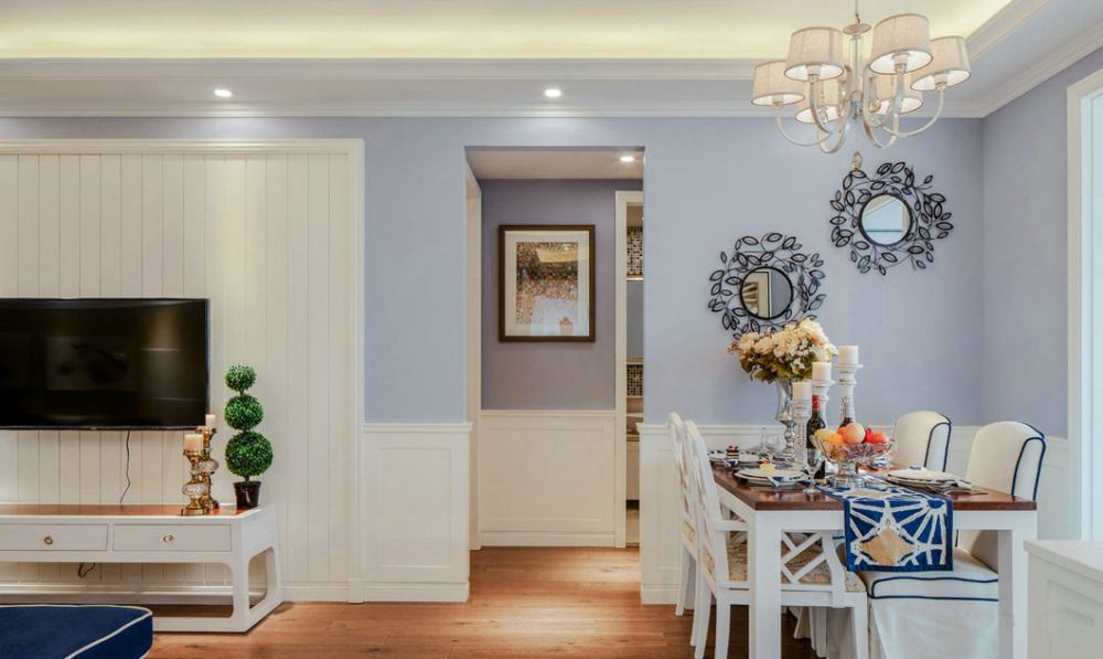 北京裝修案例上河灣小區108平米、地中海風格