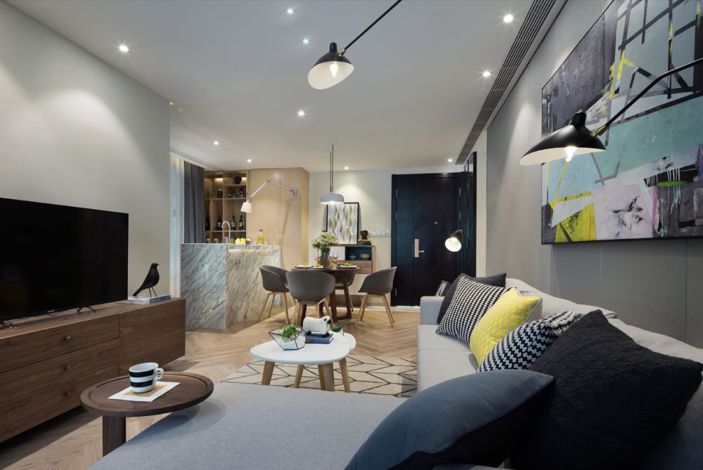 北京裝修案例果園西里 現代風格