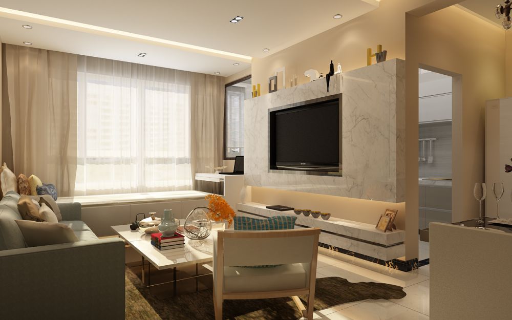 北京裝修案例保利花園  現代