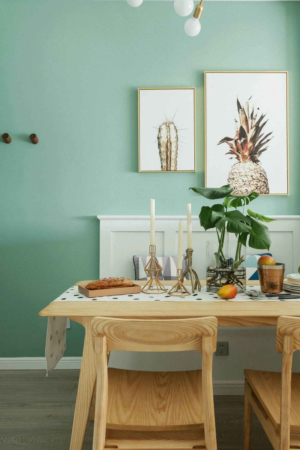 北京裝修案例65平米糖果色北歐風