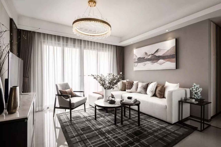 北京裝修案例150㎡現代簡約世紀家園